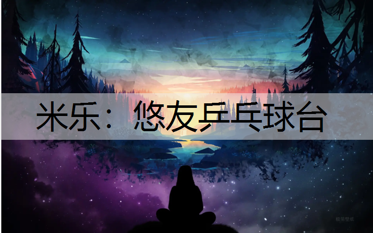 <strong>米乐：悠友乒乓球台</strong>